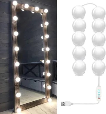 Juego de Luces LED para Espejo de Tocador