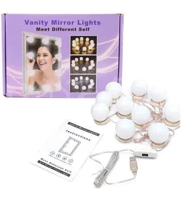 Juego de Luces LED para Espejo de Tocador