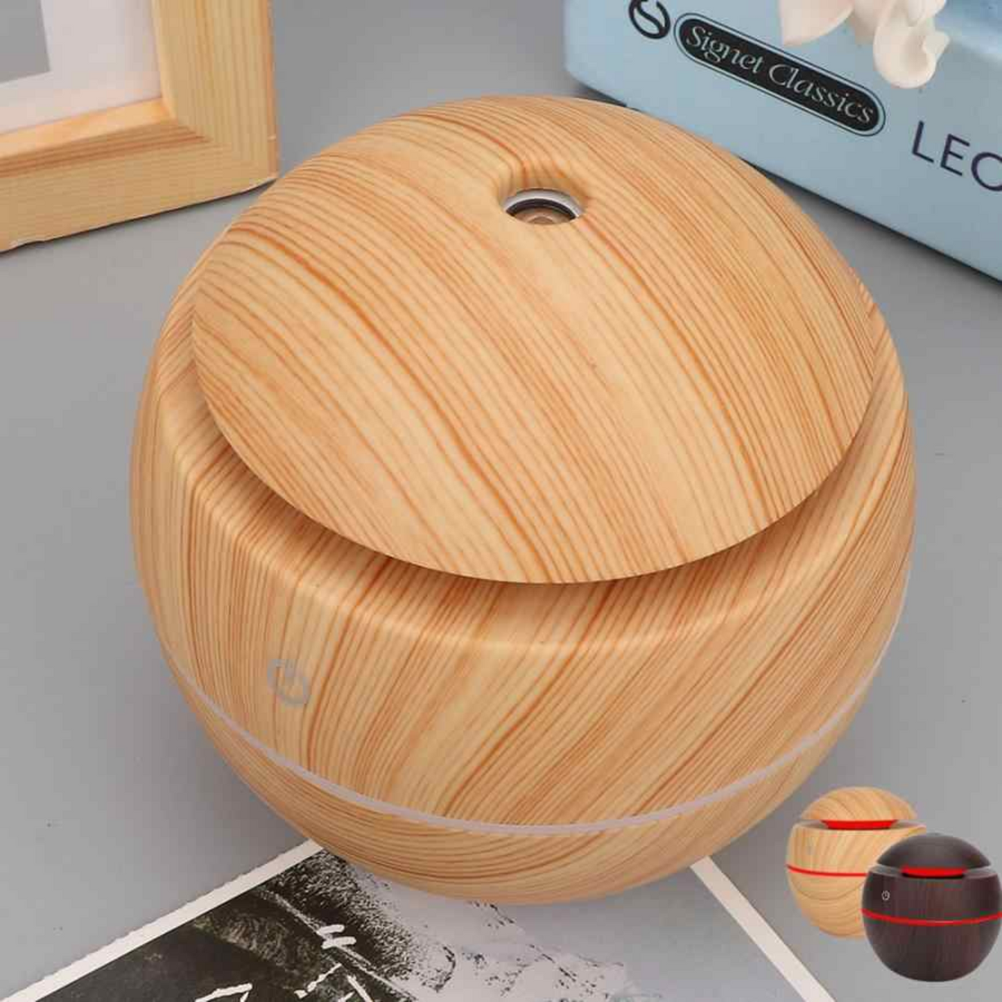 Humidificador Difusor de Aromas Redondo LED