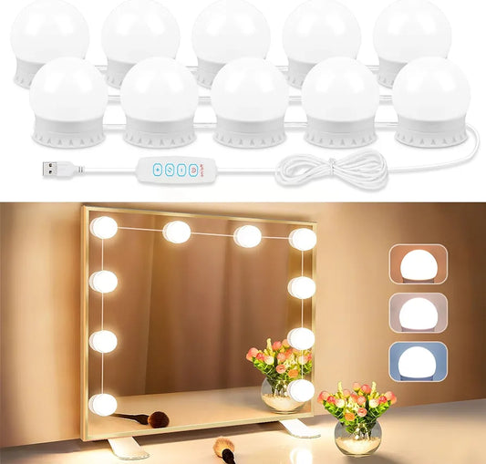Juego de Luces LED para Espejo de Tocador