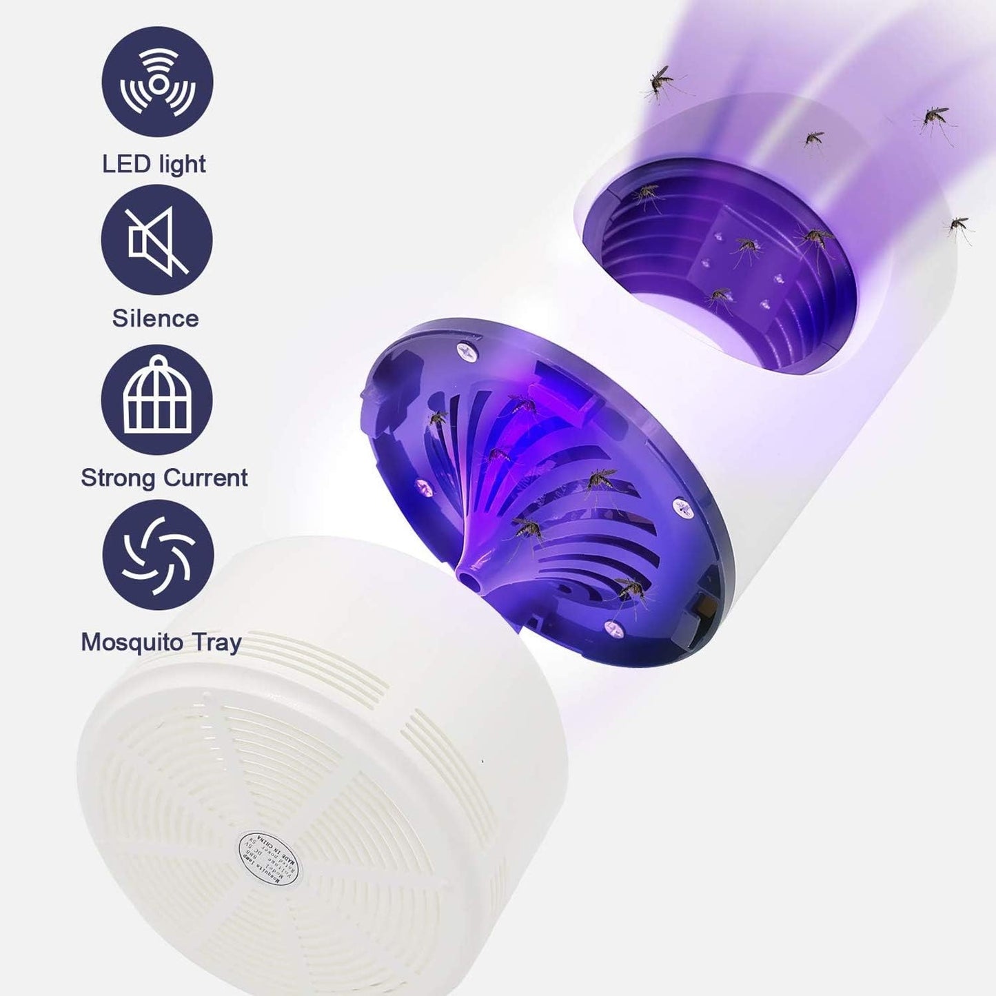 Lampara Led Eléctrica Mata Mosquitos