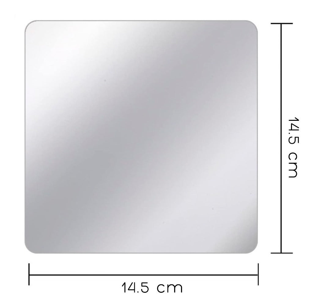 Set de 10 Espejos Cuadrados Acrílicos Premium